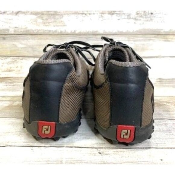 FootJoy M Project Spikeless Golf Shoes 9M Gray/Black Mesh Lace-Up LightweighT - Picture 4 of 11